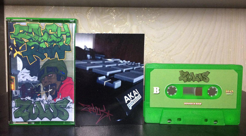 Zulus - Rough 'N' Raw [Cassette Tape + Sticker]-Unknown Boom Bap Project-Dig Around Records