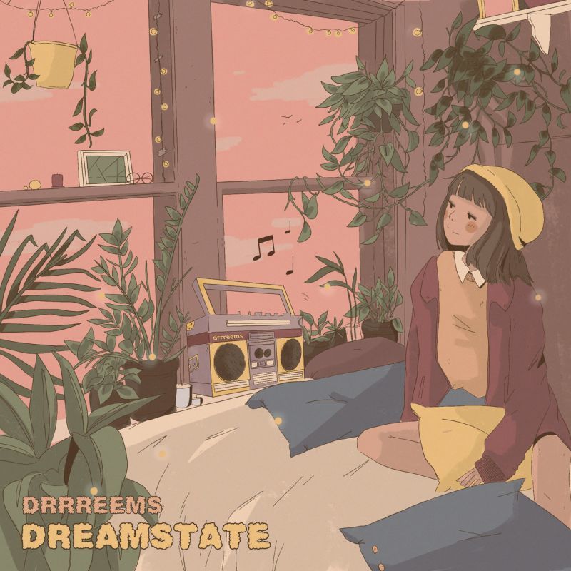 drrreems - dreamstate [Pink] [Cassette Tape + Sticker]-INNER OCEAN RECORDS-Dig Around Records