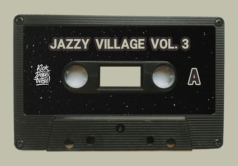 kick a dope verse! - jazzy village vol. 3 [Black] [Cassette Tape + Sticker]-Kick A Dope Verse!-Dig Around Records
