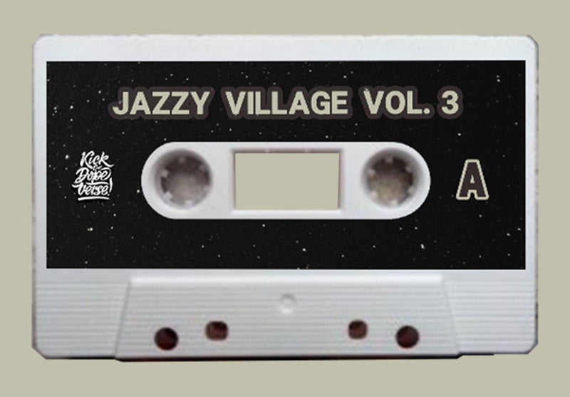 kick a dope verse! - jazzy village vol. 3 [White] [Cassette Tape + Sticker]-Kick A Dope Verse!-Dig Around Records
