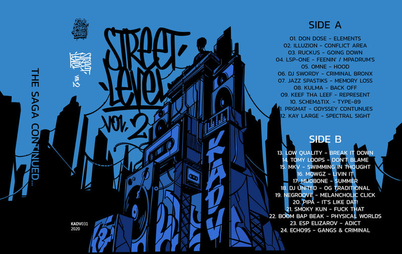 kick a dope verse! - street level vol. 2 [Cassette Tape]