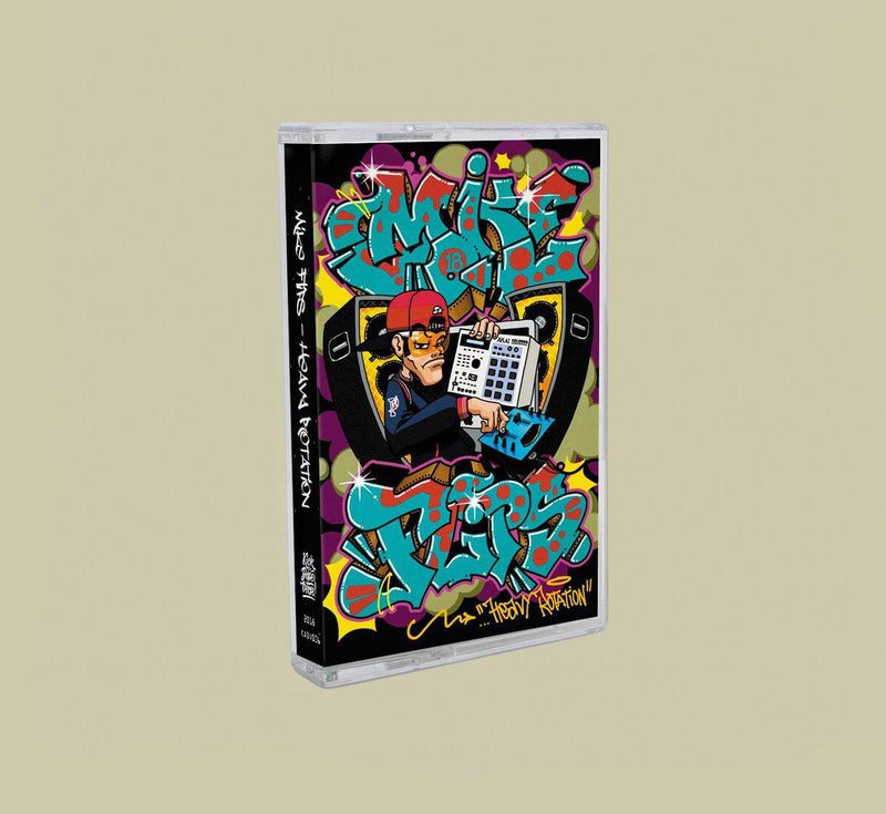 mike flips - heavy rotation [Cassette Tape + Sticker]-Kick A Dope Verse!-Dig Around Records