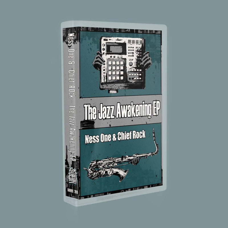 ness one & chief rock - the jazz awakening ep [Cassette Tape + Sticker]-Kick A Dope Verse!-Dig Around Records